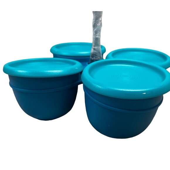 Tupperware Essentials Teal Condiment Caddy NEW - Picture 3 of 3